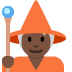 🧙🏿 mage: dark skin tone display on Twitter